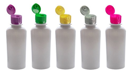 336 Frasco Plástico Branco Pet 140ml Fliptop Batoque Aro - Imagem 3