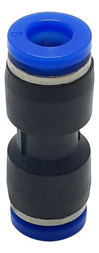 1 Conexão Pneumática Uniao Reta Tubo 6mm