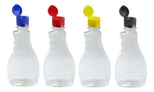 924 Frascos Plástico Cristal Pet 300ml Fliptop Batoque Bor