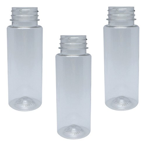 104 Frasco Plástico Cristal Pet 200ml Tampa Rosca Lacre Con - Imagem 2