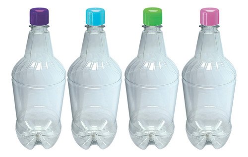 48 Frascos Cristal Pet 1l Aromatizante Tampa Batoque Gr2 - Imagem 2