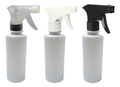 450 Frasco Plástico Branco Pet 200ml Válvula Gatilho Cos