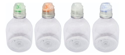 166 Frascos Cristal Pet 300ml Tampa Sport Fliptop Sab - Imagem 2