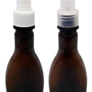 1134 Frascos Plásticos Âmbar Pet 200ml Válvula Spray S Mol