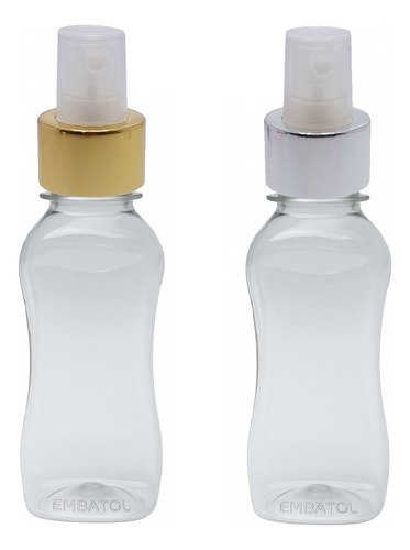 232 Frasco Plástico Cristal Pet 120ml Válvula Spray L Cat