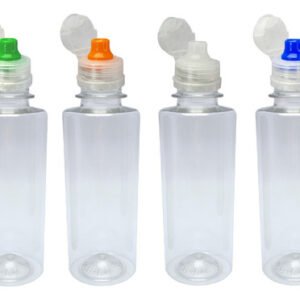 94 Frascos Plástico Cristal Pet 200ml Sport Fliptop Cos