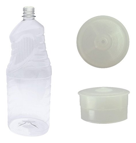 24 Frascos Cristal Pet De 2l Aromatizante Tampa Batoque Ama - Imagem 4