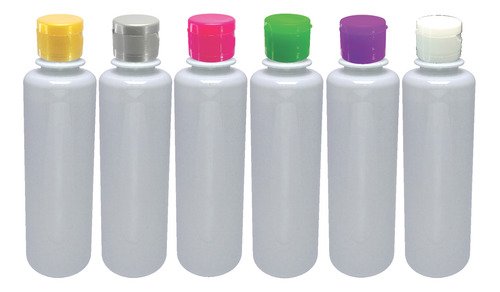 216 Frascos Plásticos Branco Pet 250ml C/ Tampa Fliptop Cos - Imagem 4