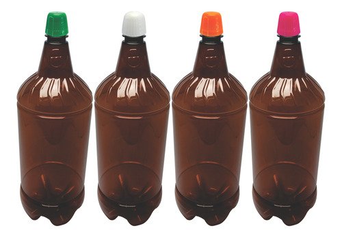 132 Frascos Plástico Âmbar Pet 2l Tampa Dosadora 20ml Gr2 - Imagem 2