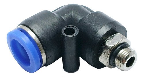 1 Conexão Pneumática Cotovelo Macho Rosca 1/8 X Tubo 12mm