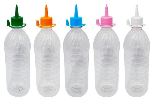 420 Frascos Plástico Cristal Pet 800ml C/ Bico Aplicador Que - Imagem 2