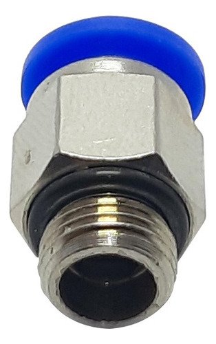 1 Conexão Pneumática Reta Macho Rosca 1/8 X Tubo 6mm - Imagem 3