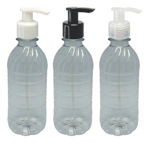 252 Frascos Plásticos Cristal 330ml Válvula Bico Pato S Suc