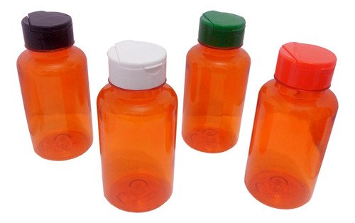 1200 Frasco Plástico Laranjado Pet 240ml Tam Fliptop Cap Sup - Imagem 3