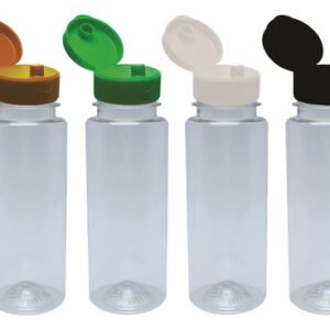 28 Frascos Plástico Cristal Pet 200ml Batoque Fliptop Con