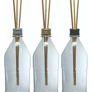 51 Frascos Plástico Cristal 1l Tampa Difusor Varetas Agu