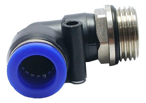 100 Conexão Pneumática Cotovelo Macho Rosca 1/2 X Tubo 12mm - Imagem 3