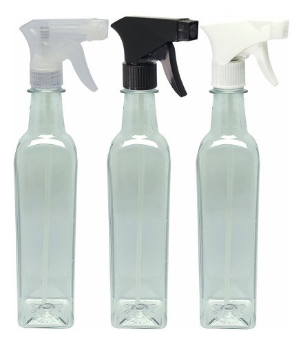 126 Frascos Plástico Cristal Pet 500ml Válvula Gatilho Aze