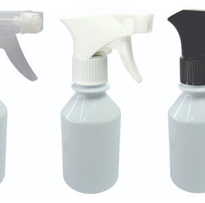 36 Frascos Plástico Branco Pet 150ml Válvula Gatilho Far