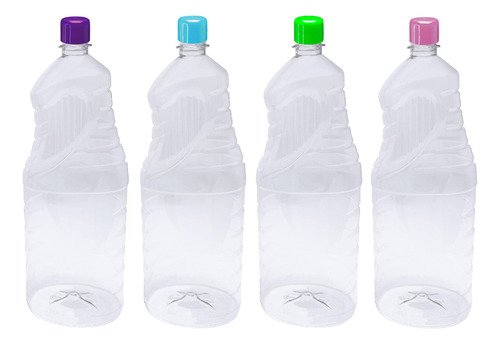 12 Frascos Cristal Pet De 2l Aromatizante Tampa Batoque Ama - Imagem 3
