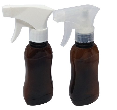 1008 Frascos Plásticos Âmbar Pet 200ml Válvula Gatilho Cat