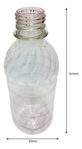 16 Frasco Plástico Cristal Pet 330ml Tamp Dosadora 30ml Suc - Imagem 4