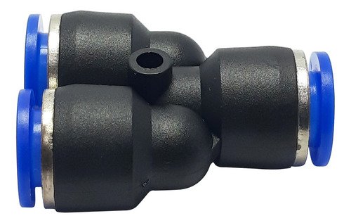 10 Conexão Pneumática Uniao Y 1 Entrada 2 Saidas Tubo 10mm - Imagem 3