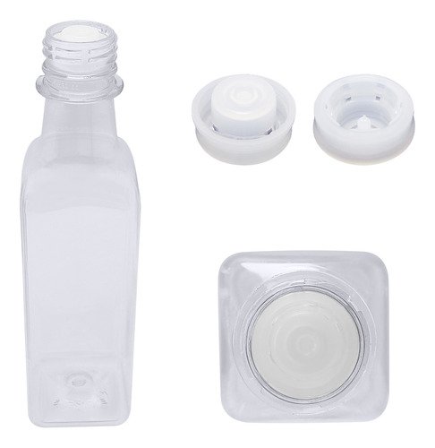 27 Frasco Plástico Cristal 250ml Com Batoque 12 Furos Aze