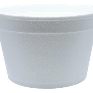 300 Potes Brancos Isopor 122x76mm 473ml Darnel 16oz