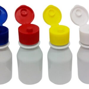 1624 Frascos Plástico Branco Pet 60ml Vazio C/ Tampa Fliptop