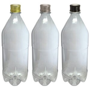 51 Frascos Plástico Cristal Pet 1l Tampa Difusor C/ F Agu