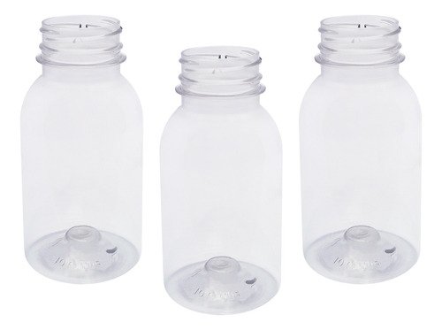 30 Frascos Plástico Cristal Pet 200ml Fliptop C/ Rosca Det - Imagem 5