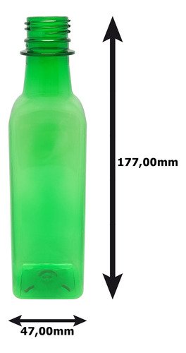 103 Frasco Plástico Verde Pet 250ml Azeite Tampa L Batoque - Imagem 7