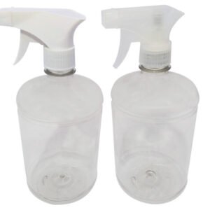 360 Frascos Plásticos Cristal Pet 1l Com Válvula Gatilho Sab