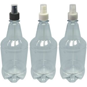 65 Frascos Plástico Cristal Pet 750ml Válvula Spray S Gr2