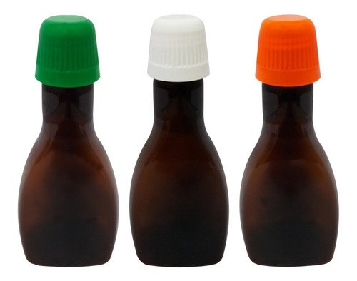 1323 Frasco Plástico Âmbar Pet 200ml Tamp Dosadora 20ml Mol - Imagem 2