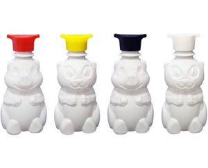 19 Frasco Plástico Branco Pet 300ml Tampa Rosca 2 Bico Zoo