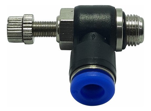 200 Conexão Pneumática Regulador Fluxo Rosca 1/8 X Tubo 6mm - Imagem 3
