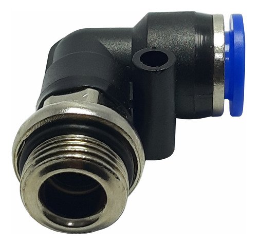 1 Conexão Pneumática Cotovelo Macho Rosca 3/8 X Tubo 10mm - Imagem 2