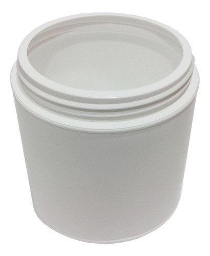 525 Potes Plásticos Branco De 700ml Vazios Com Tampa Rosca - Imagem 3