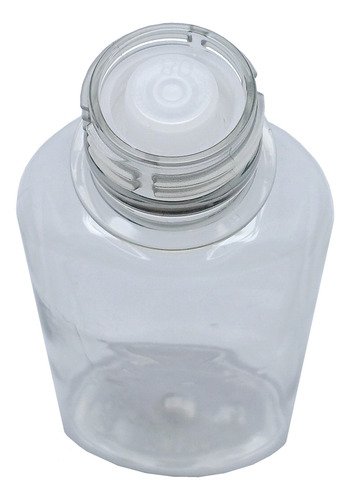 1705 Frasco Plástico Cristal Pet 140ml Tampa S Batoque Aro - Imagem 3