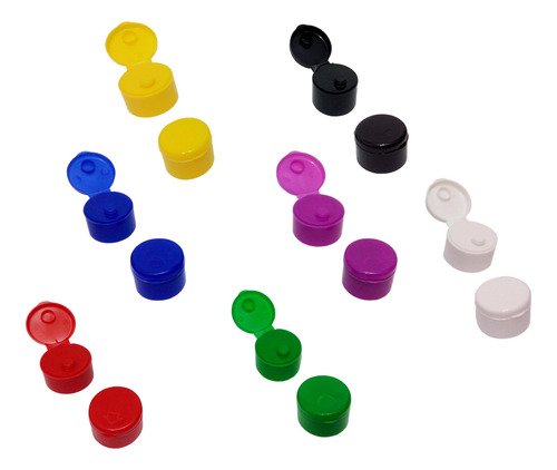 10 Frascos Plástico Âmbar Pet 500ml Batoque Fliptop Gr2 - Imagem 6