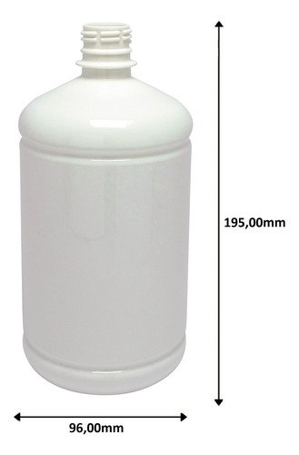360 Frasco Plástico Branco Pet De 1l Tampa Sport Fliptop Sab - Imagem 6