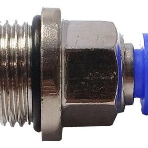 100 Conexão Pneumática Reta Macho Rosca 3/8 X Tubo 6mm