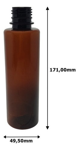 27 Frascos Plástico Âmbar Pet 250ml C/ Tampa Pushpull Cos - Imagem 6