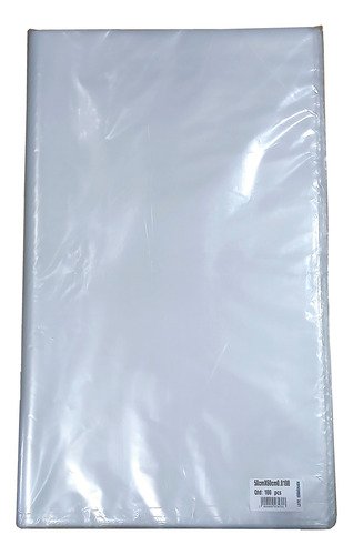 5 Pct Saco Plástico Transparente Pe 50x60 10 Micra C/ 100 - Imagem 2