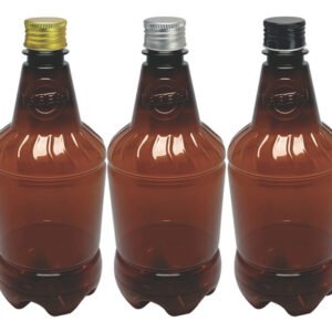 32 Frasco Plástico Âmbar Pet 750ml Tampa Alumínio S Gr2