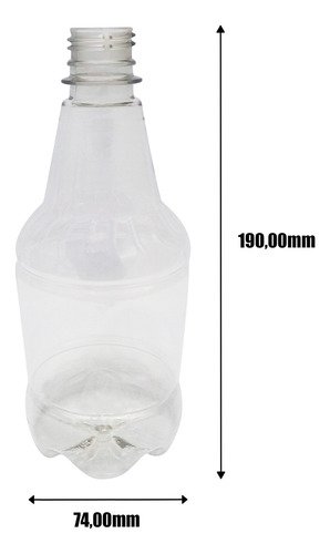 90 Frasco Plástico Cristal Pet 500ml Tamp Dosadora 30ml Gr2 - Imagem 4