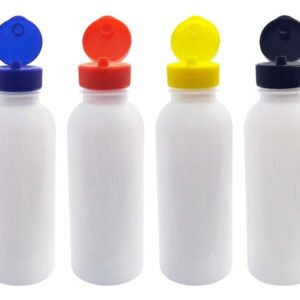 324 Frascos Plástico Branco Pet 400ml Batoque Fliptop Det