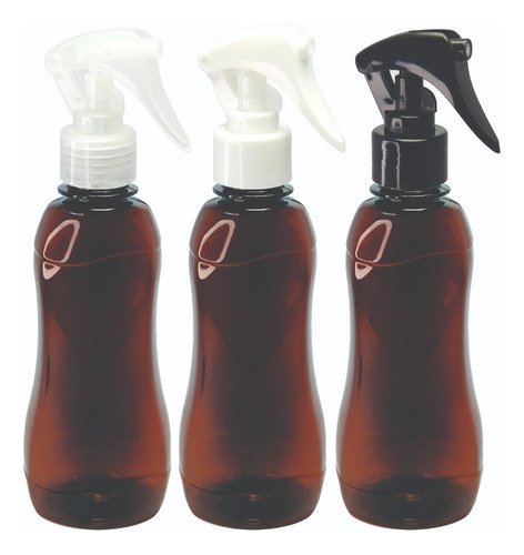 430 Frasco Plástico Âmbar 200ml Pet Válv Mini Gatilho Cat